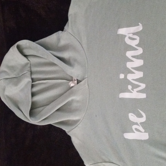 Be kind hoodie green - Picture 2 of 4